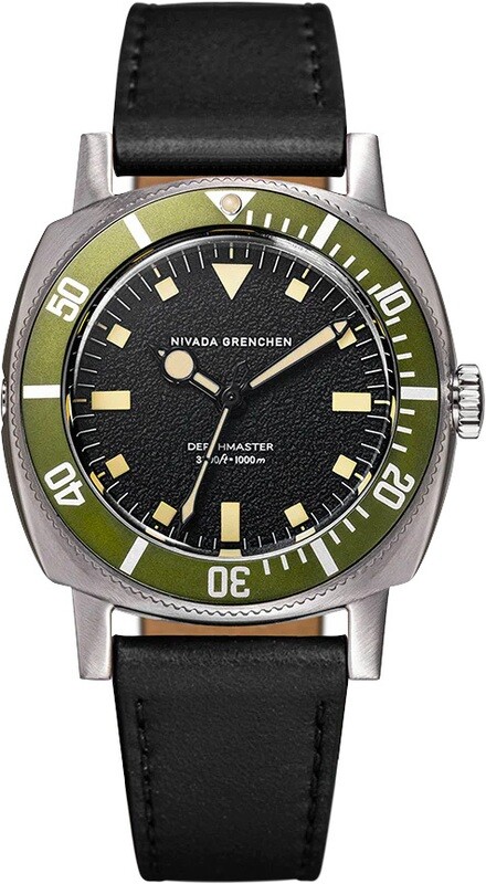Nivada Grenchen Dephtmaster Green Bezel Limited Edition 14117A17