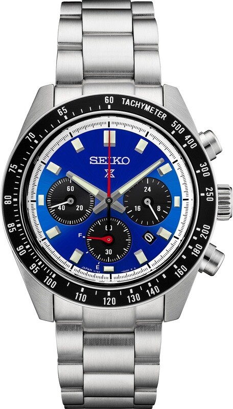 Seiko Prospex SSC931 Speedtimer Solar Chronograph Blue Dial