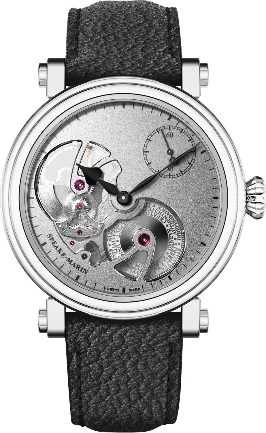 Speake-Marin 414217440 Openworked Sandblasted Titanium 42mm
