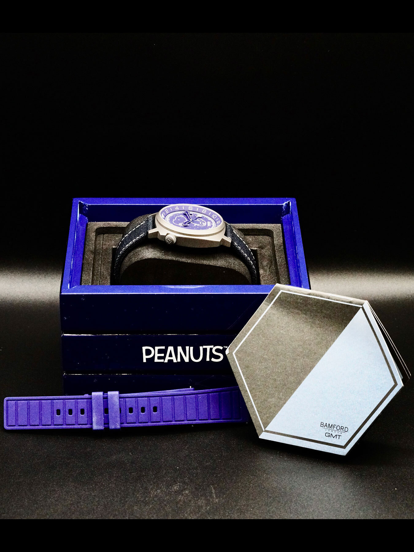 Bamford GT12143 Midnight Snoopy GMT - Exquisite Timepiece