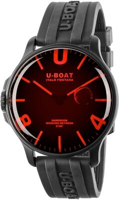 U-Boat 8466/B Darkmoon 44mm Red Glass PVD