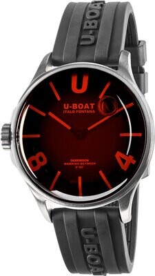U-Boat 9305 Darkmoon 40mm SS Red Glass