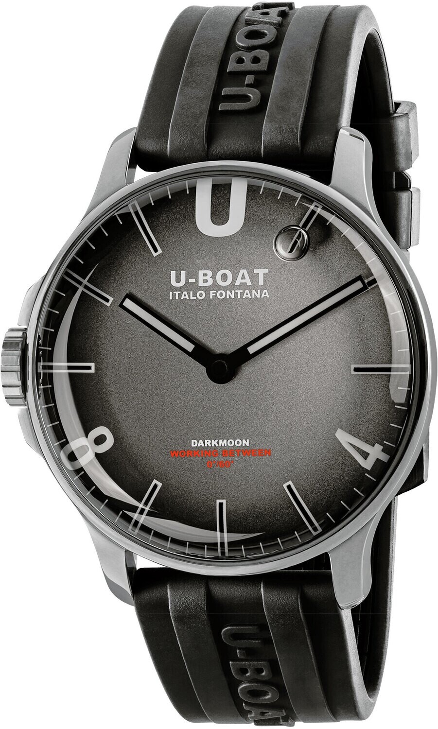 U-Boat 9149 Darkmoon 44mm Grey SS - Exquisite Timepieces