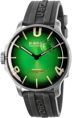 U-Boat 8702/C Darkmoon 44mm Green SS Soleil