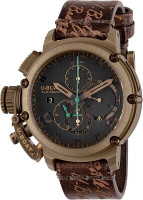 U-Boat 8526 Chimera 46mm Sapphire Green Chrono Bronzo