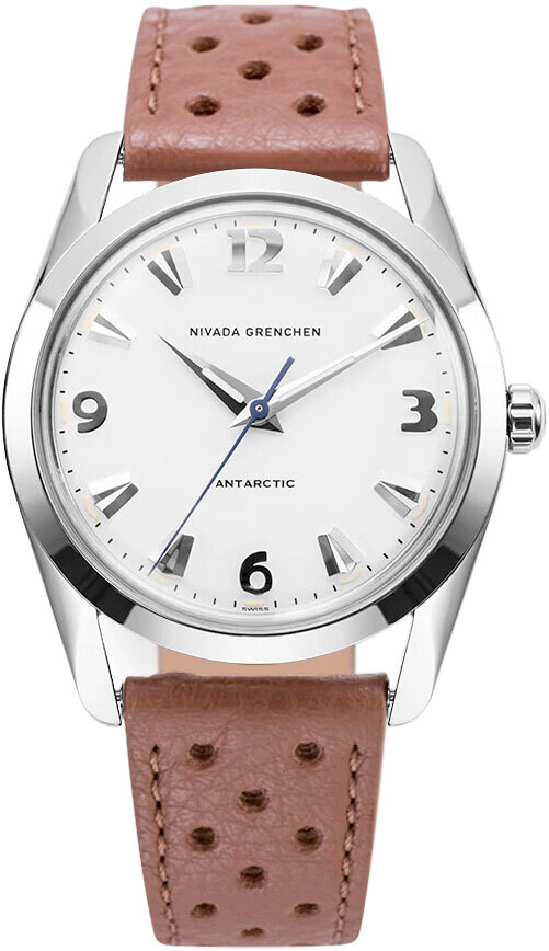 Nivada Grenchen 35005M41 Antarctic 35mm White Luminova - Exquisite