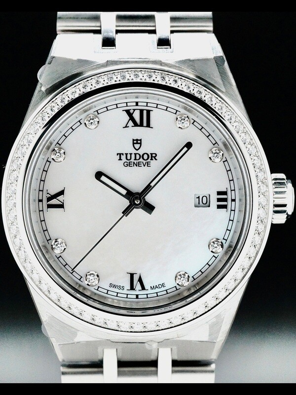 Tudor 28320-0001 Steel Case  Diamond-set dial