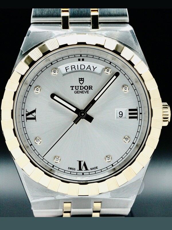 Tudor 28603-0002 Royal Steel Case Diamond-Set Dial