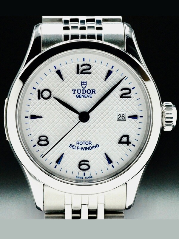 Tudor 91350-0005 Steel Case Opaline and Blue dial