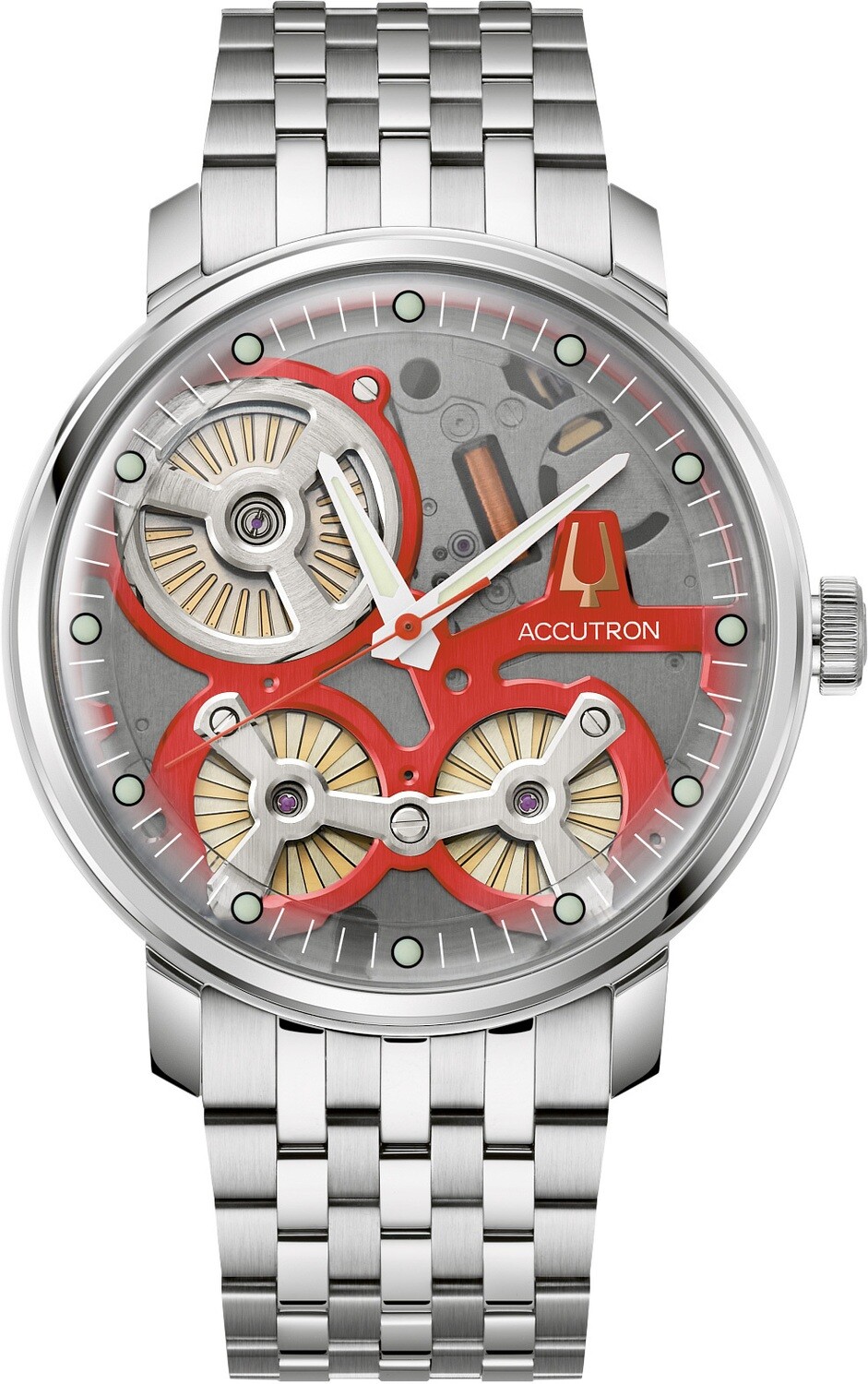 Accutron 2ES6A008 Spaceview 2020 X Redbar - Exquisite Timepieces