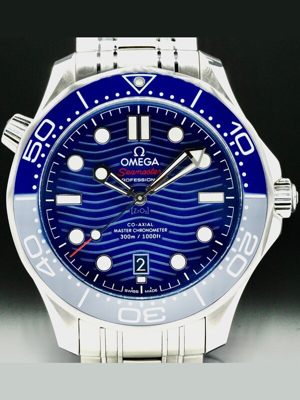 Omega 210.30.42.20.03.001 Seamaster Diver 300M Co-Axial Master Chronometer on Bracelet