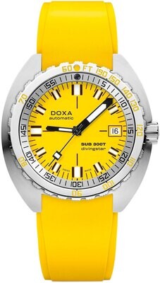 DOXA Sub 300T Divingstar 840.10.361.31 on Strap