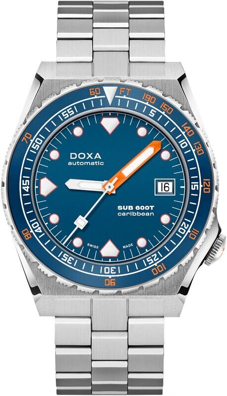 DOXA Sub 600T Caribbean 861.10.201.10 on Bracelet