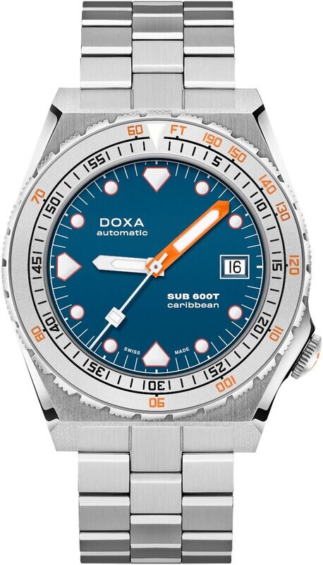 DOXA Sub 600T Caribbean 862.10.201.10 on Bracelet