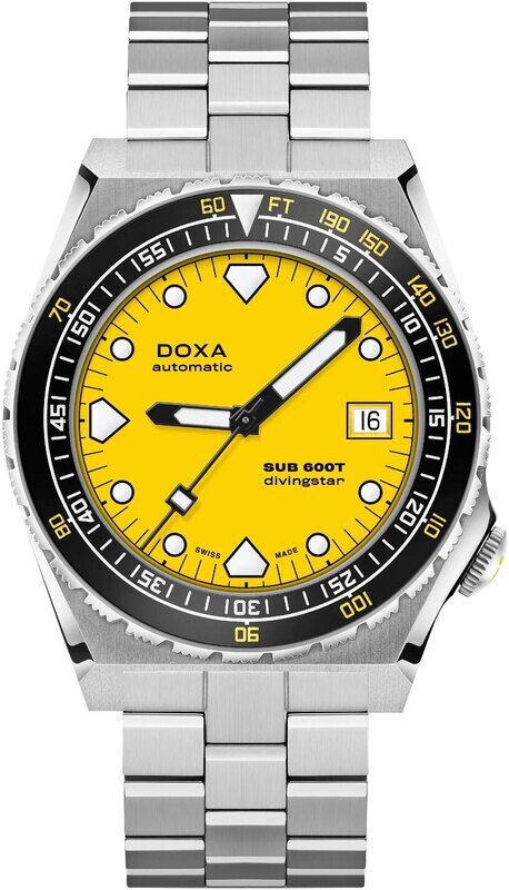 DOXA Sub 600T Divingstar 861.10.361.10 on Bracelet