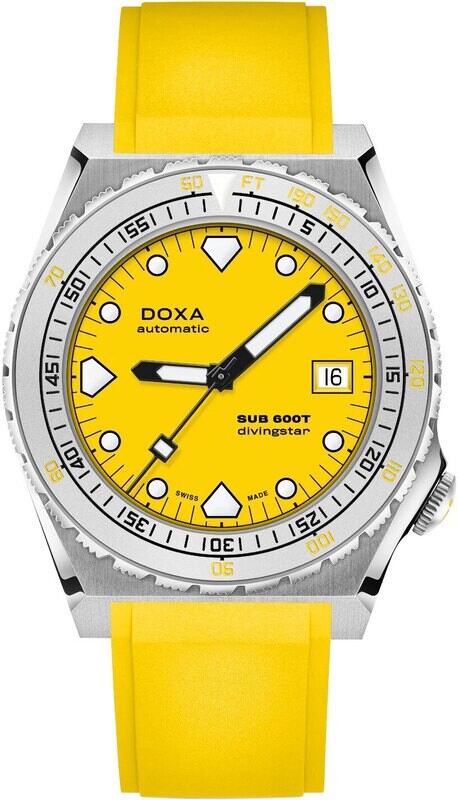 DOXA Sub 600T Divingstar 862.10.361.31 on Strap