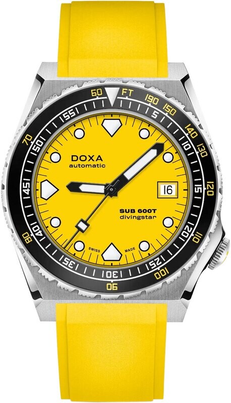 DOXA Sub 600T Divingstar 861.10.361.31 on Strap