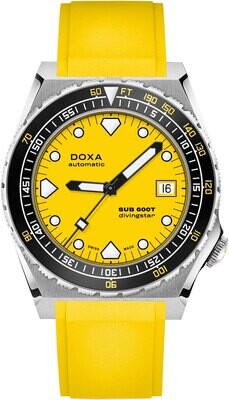 DOXA Sub 600T Divingstar 861.10.361.31 on Strap