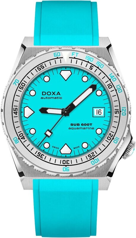DOXA Sub 600T Aquamarine 862.10.241.25 on Strap