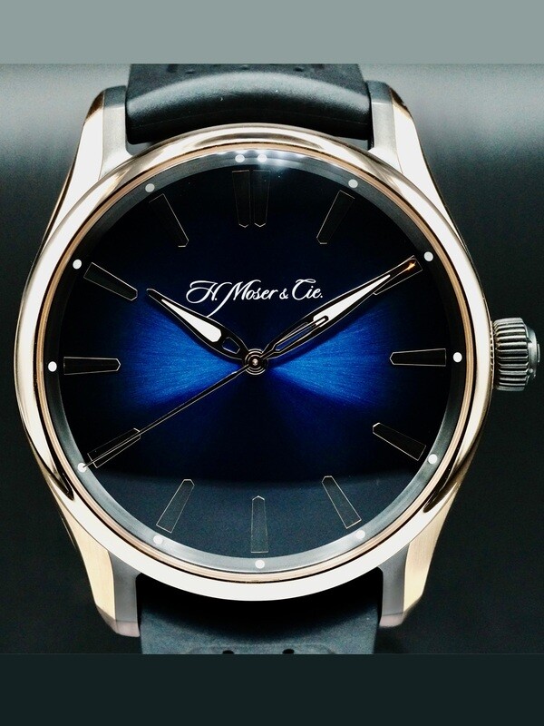 H. Moser and Cie. 3200-0903 Pioneer Centre Seconds Midnight Blue