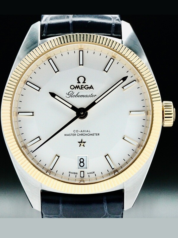Omega 130.23.39.21.02.001 Constellation Globemaster Co-Axial Master Chronometer 39mm Steel & Yellow Gold