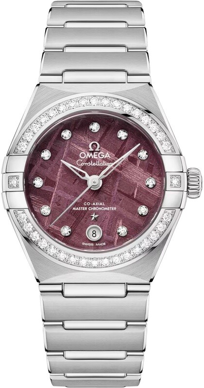 Omega 131.15.29.20.99.001 Constellation Meteorite Dial Steel and Diamonds 29mm