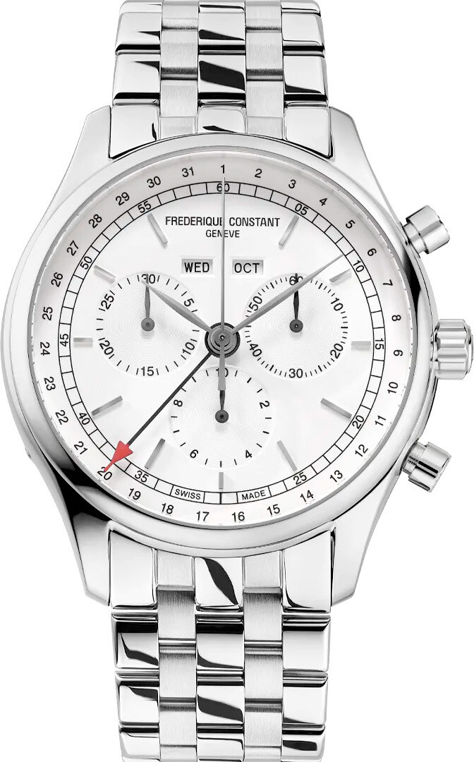 Frederique Constant FC-296SW5B6B Quartz Chronograph Triple