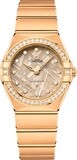 Omega 131.55.28.60.99.006 Constellation Meteorite Dial Gold and Diamonds 28mm