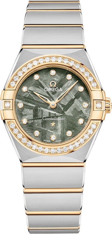 Omega Constellation Meteorite Dial Steel Gold and Diamonds 28mm 131.25.28.60.99.002