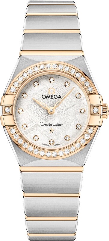 Omega Constellation Meteorite Dial Steel Gold and Diamonds 25mm 131.25.25.60.99.002