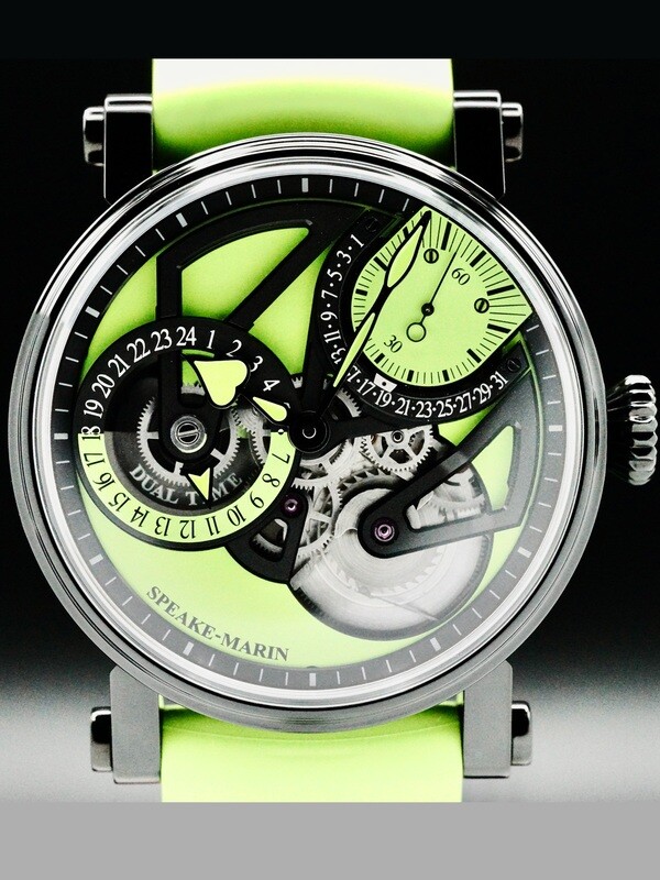 Speake Marin Dual Time Lime 38mm Limited Edition 413816390