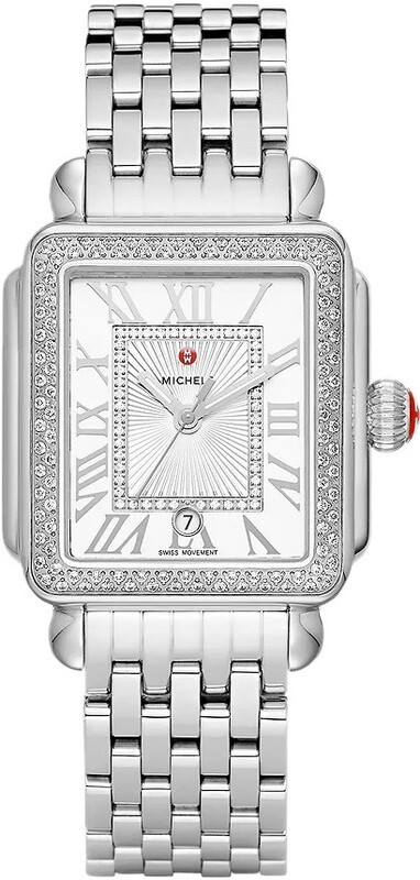 Michele Deco Madison Stainless Diamond Watch MWW06T000163