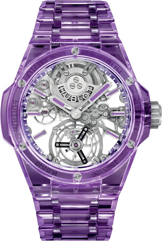 Hublot 455.JM.0120.JM  Big Bang Integrated Tourbillon Full Purple Sapphire 43mm