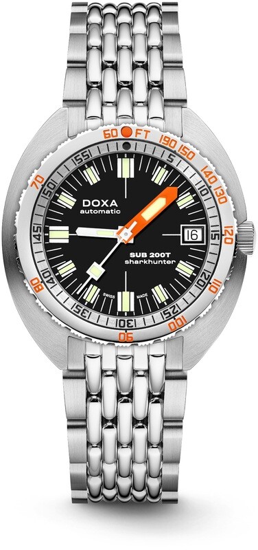 DOXA SUB 200T 804.10.101.10 Sharkhunter Iconic Dial