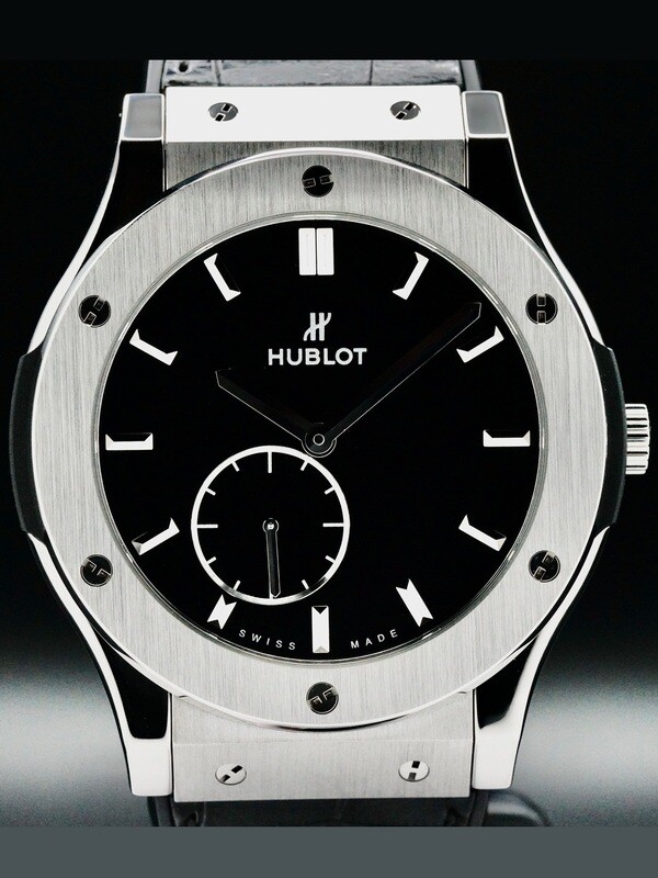 Hublot 515.NX.1270.LR Classic Fusion Classico Ultra-Thin Titanium Black Shiny Dial