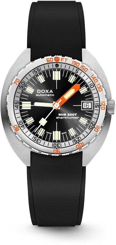 DOXA SUB 200T 804.10.101S.20 Sharkhunter Sunray Dial