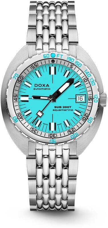 DOXA SUB 200T 804.10.241.10 Aquamarine Iconic Dial