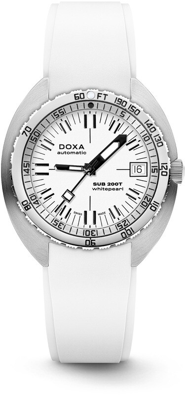 DOXA SUB 200T 804.10.011.23 Whitepearl Iconic Dial