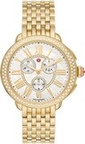 Michele Serein 18K Gold-Plated Diamond Watch MWW21A000070