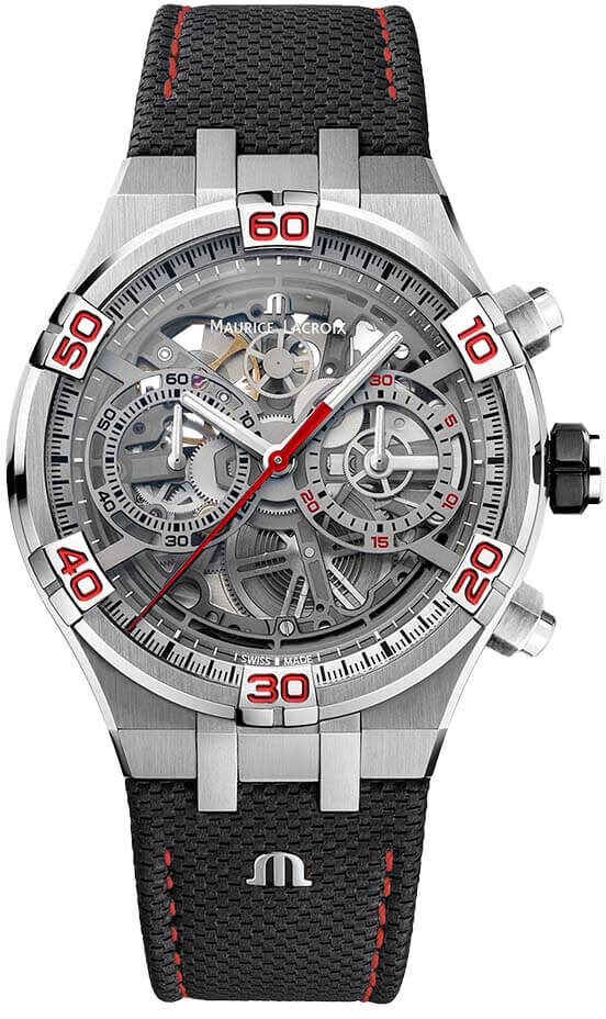 Maurice Lacroix AI6098-SS001-091-2 Aikon Skeleton Chronograph