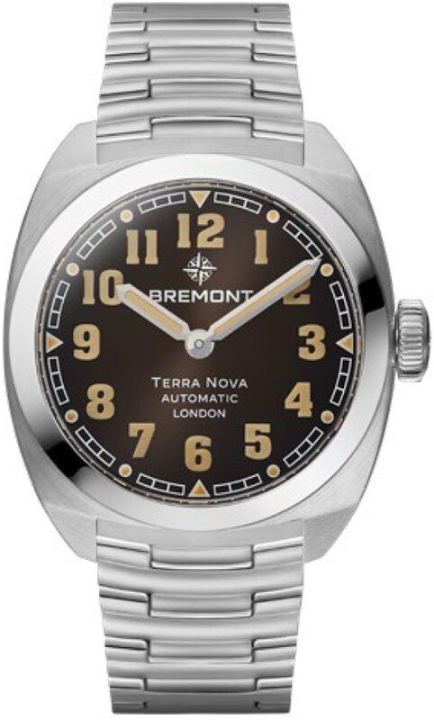 Bremont TN38-ND-SS-BK-B Terra Nova Black Dial on Bracelet