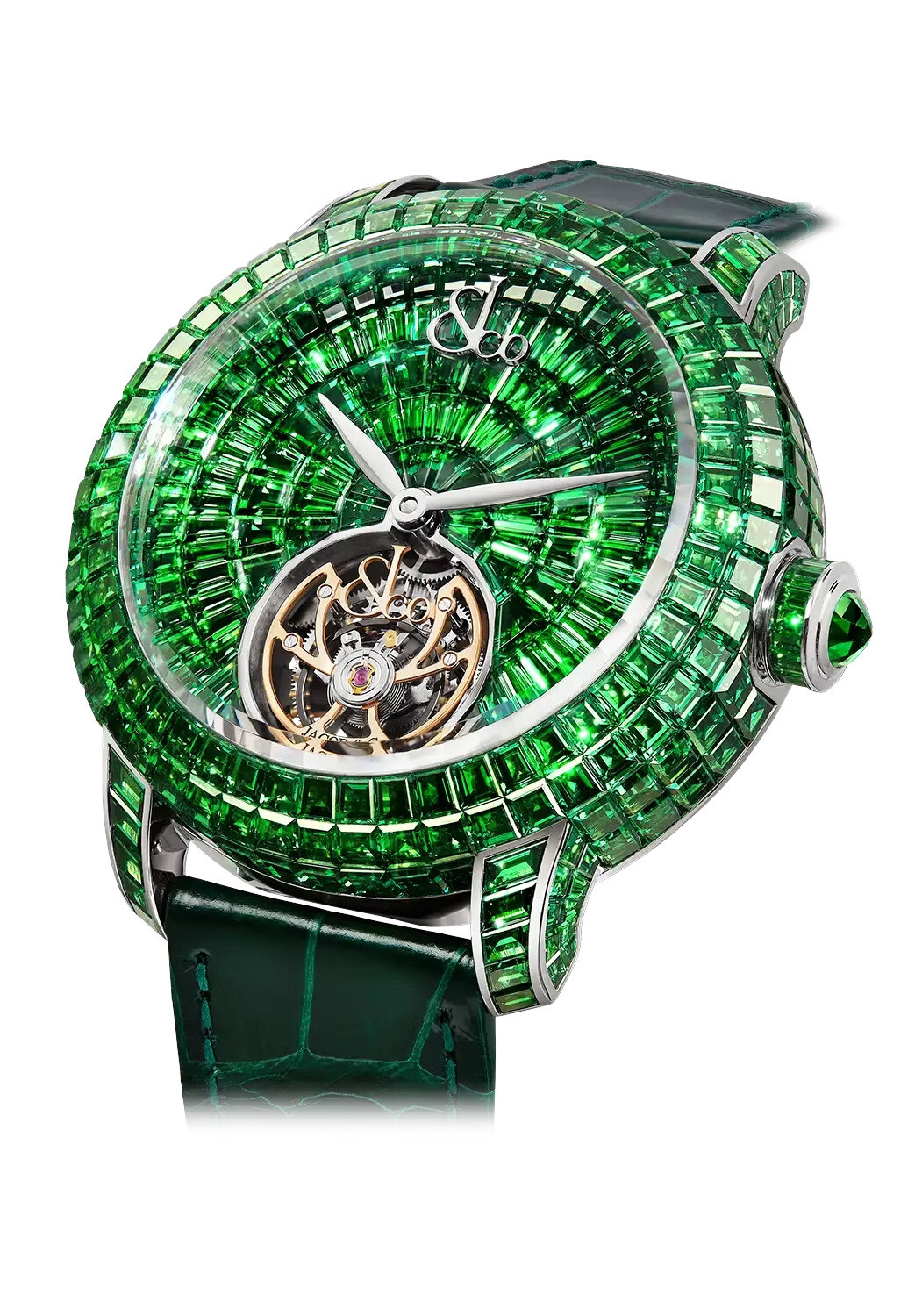 Jacob Co. Caviar Tourbillon Tsavorites Exquisite Timepieces
