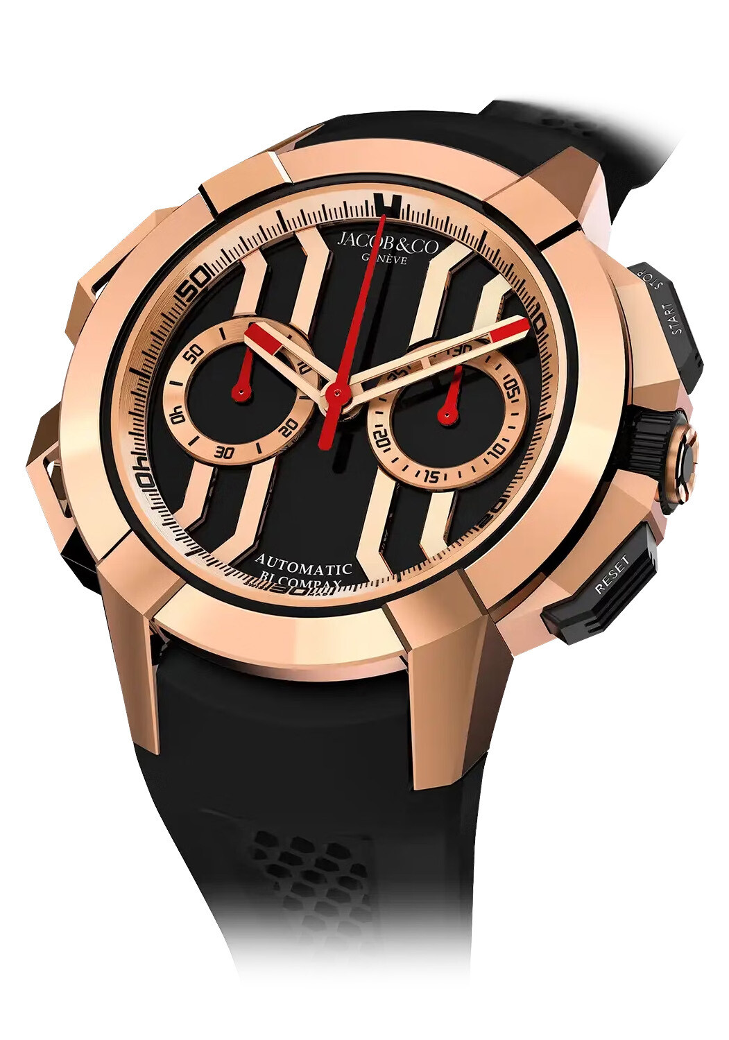 Jacob & Co. Epic X Chronograph Rose Gold - Exquisite Timepieces