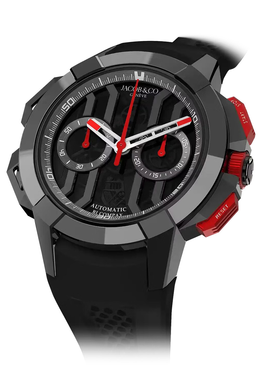 Jacob & Co. Epic X Chronograph Grey Red - Exquisite Timepieces