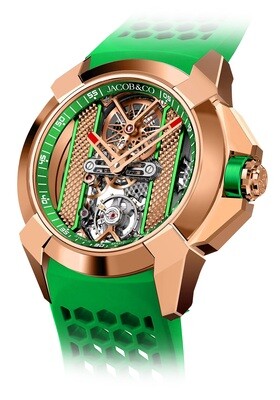 Jacob & Co. Epic X Bridges Rose Gold Green