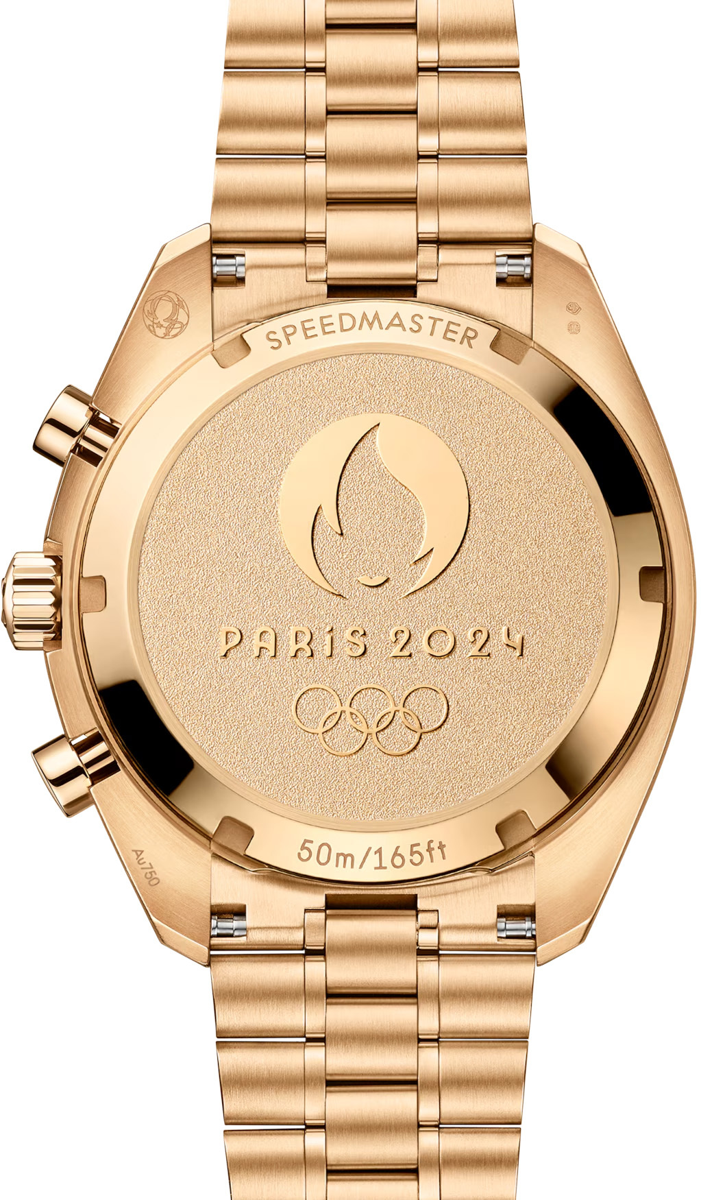 Omega Speedmaster Chronoscope Moonshine Gold Paris 2024 on Omega Speedmaster Chronoscope Moonshine Gold Paris 2024 on