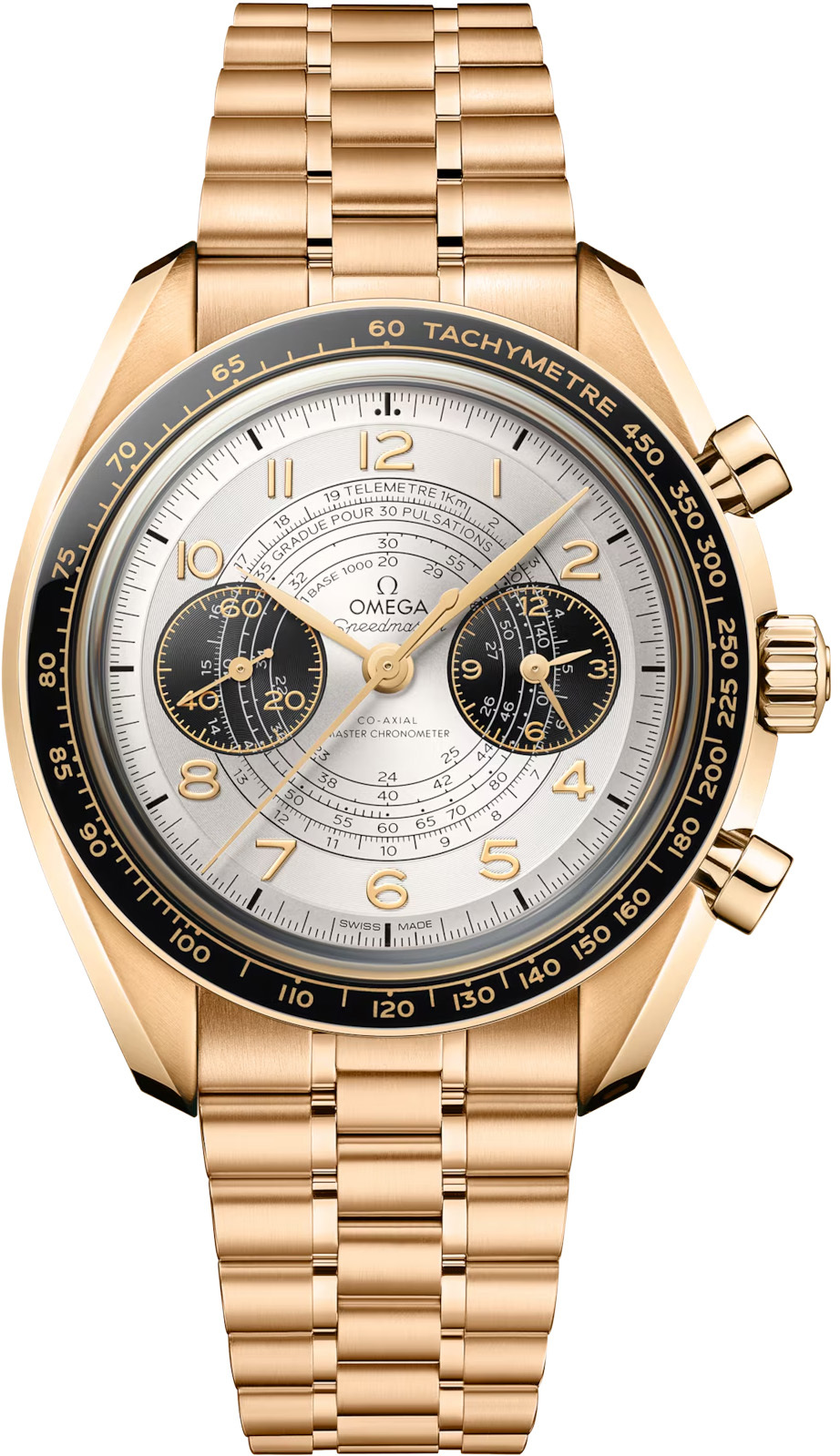 Omega Speedmaster Chronoscope Moonshine Gold Paris 2024 on Omega Speedmaster Chronoscope Moonshine Gold Paris 2024 on
