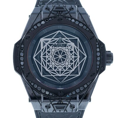 Hublot Big Bang Sang Bleu All Black Diamonds 465.CS.1114.VR.1200.MXM18