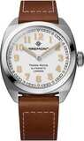 Bremont TN38-ND-SS-WH-L-S Terra Nova 38 White Dial on Leather Strap