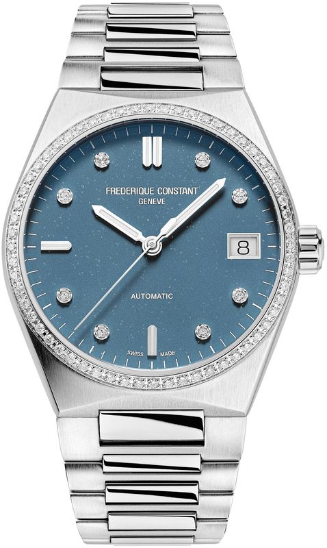 Frederique Constant Highlife Ladies Automatic Sparkling FC-303LBSD2NHD6B Blue Dial